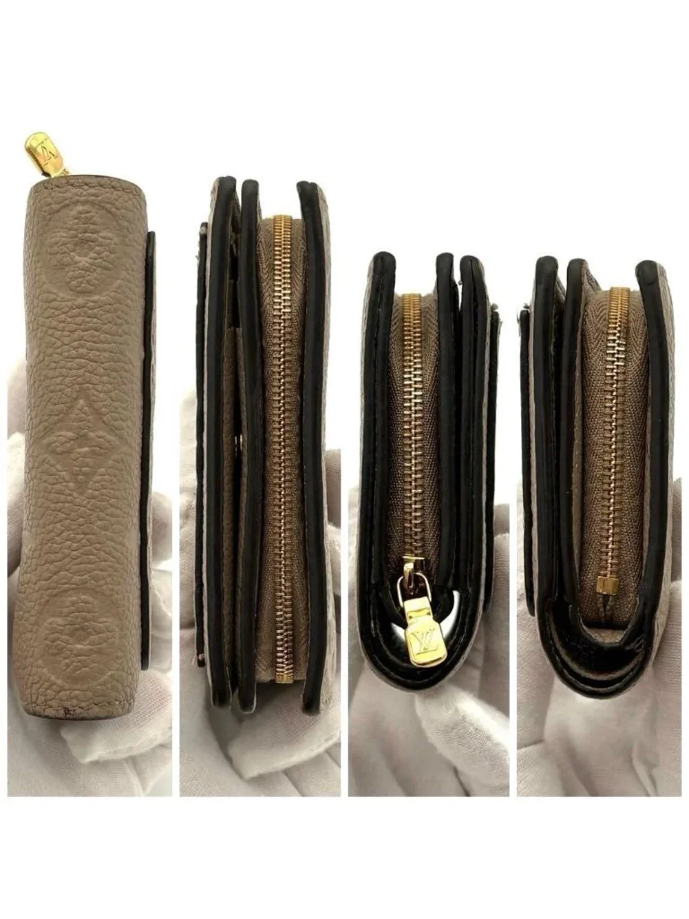 Louis Vuitton Wallet Empreinte Portefeuille Clair Beige